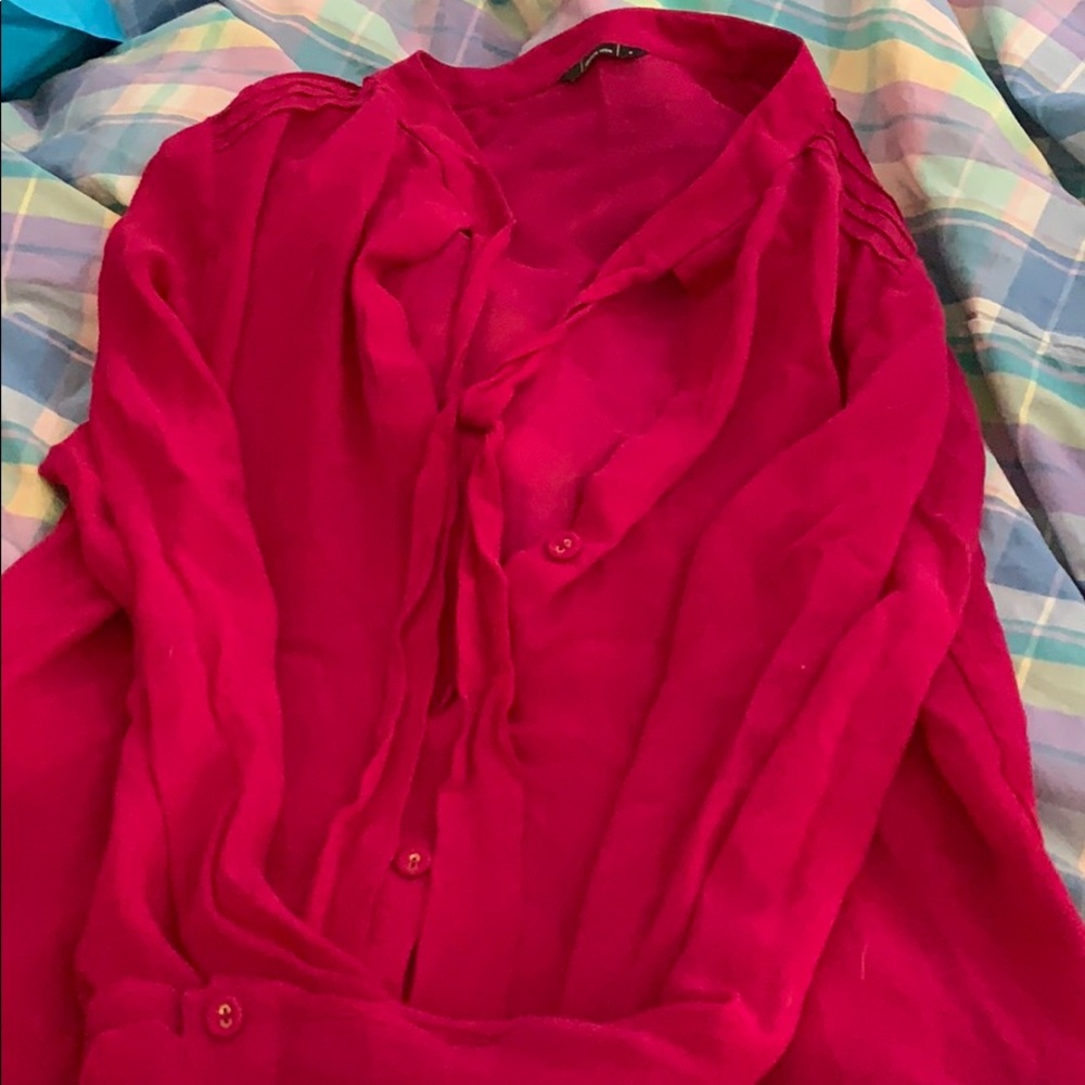 Dolce vita maroon blouse